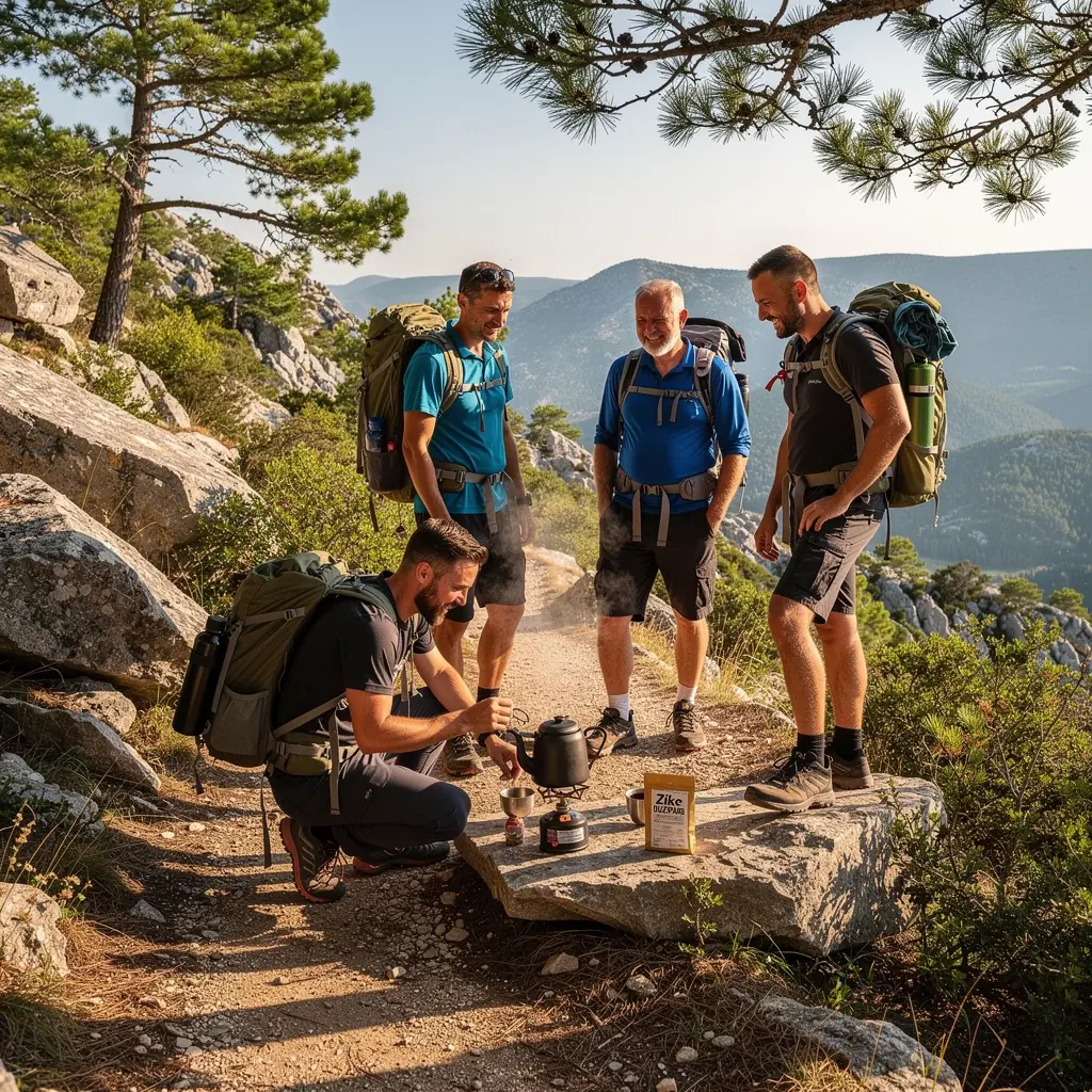 Sastojci čaja raspoređeni na stolu, uključujući ashwagandhu.