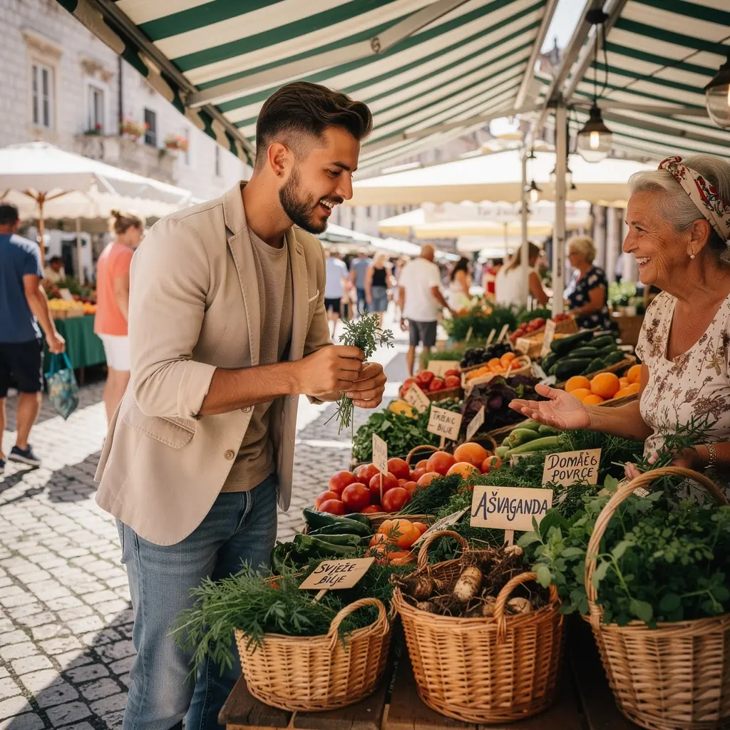 Čajna ceremonija s muškim prijateljima koji uživaju u opuštanju i razgovoru.